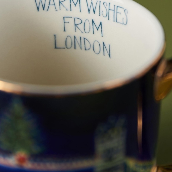 NWT 2023  Anthropologie Holiday  In The City London Mug - Picture 3 of 3
